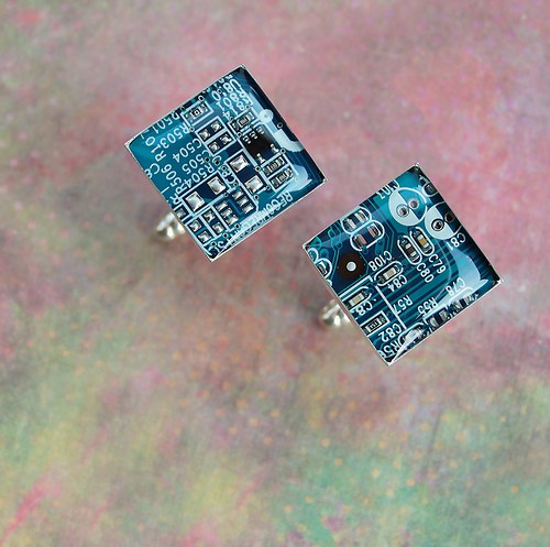 IT manžetové knoflíčky /blue/ — foto 1