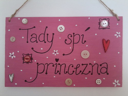 Cedulka - Tady spí princezna — foto 1