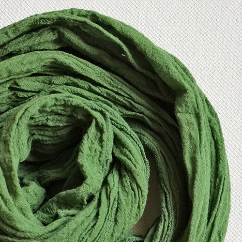 Barvy lesů a strání - bavlněný šál — foto 1