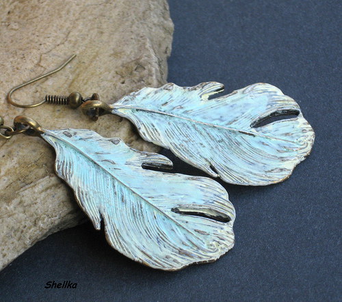 Náušnice ,,FEATHERS,, — foto 1