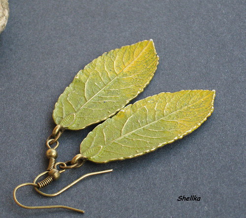 Náušnice ,,LEAFS,, — foto 1