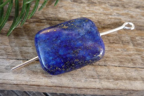 Větší vrtaný lapis lazuli č. L7344 — foto 1