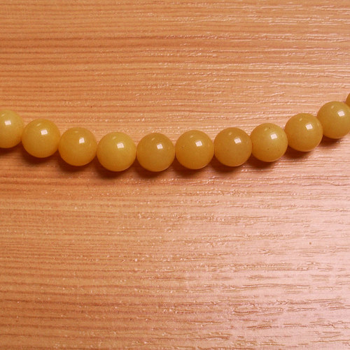 Jadeit 8 mm - 5 kusů