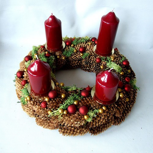 Koulovaná - adventní věnec — foto 1