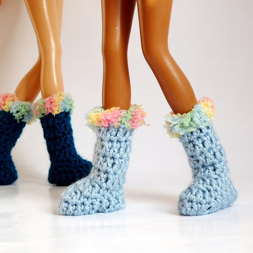 JUTTI FRUTTI sněhule pro Barbie - modré — foto 1
