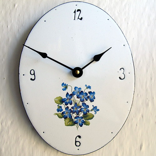 Smaltované hodiny velké 15 — foto 1