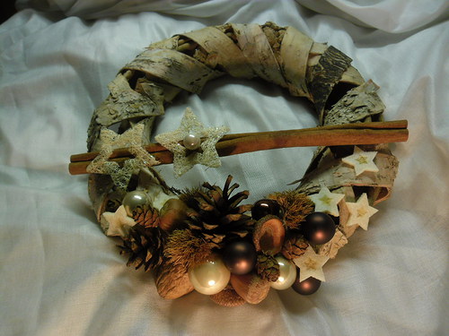 Adventní březový na dveře — foto 1