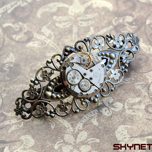 Steampunková spona do vlasů — foto 1