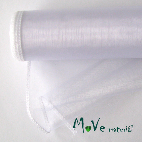 Organza bílá š. 35 cm/ 1m — foto 1