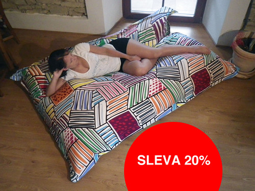"Lenoch" optimista s 20% slevou - sedací pytel — foto 1
