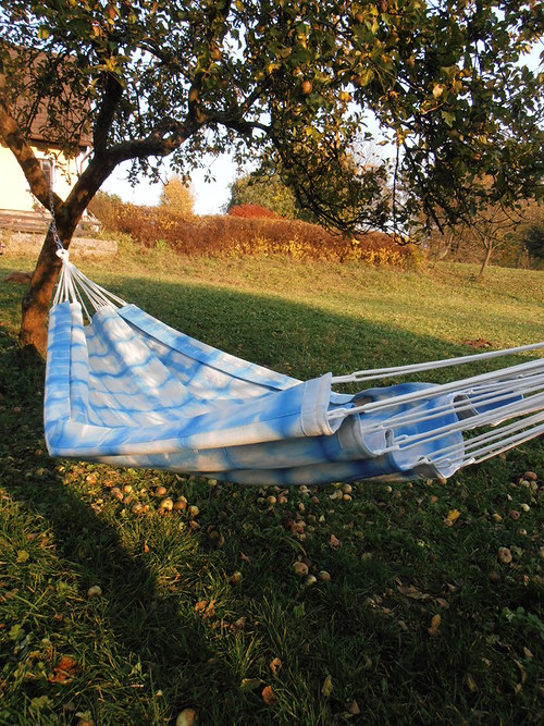 Hamaka modro bílá — foto 1