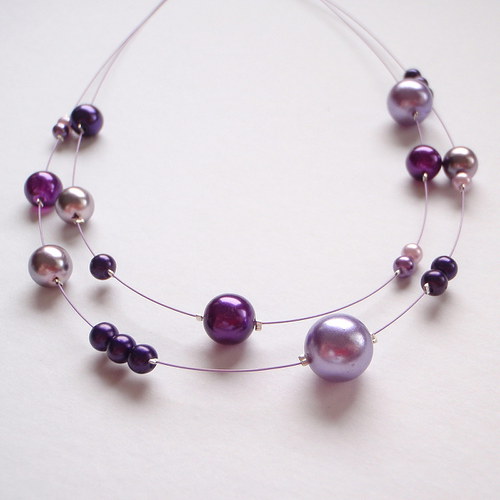 Náhrdelník Perline Violet II — foto 1