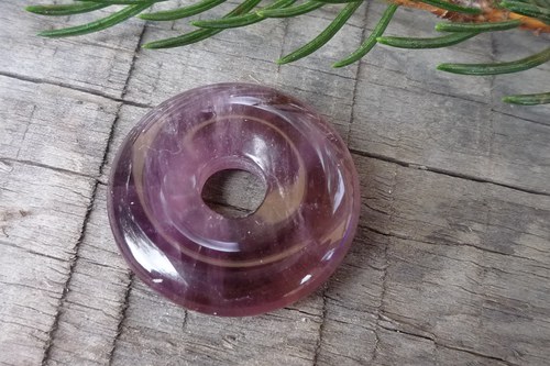 Donut 2 cm, ametyst č. L7508 — foto 1