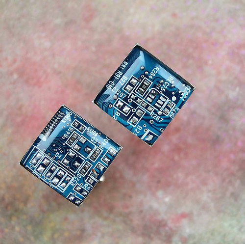IT manžetové knoflíčky /blue/ — foto 1