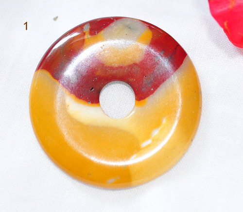 Jaspis mookait australský donut 3 cm — foto 1