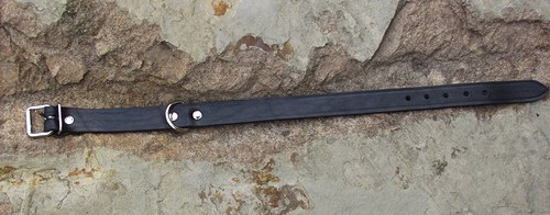 Kožený obojek 3cm