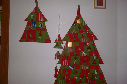 Adventní kalendář-kapsář, 3-dílný — foto 1