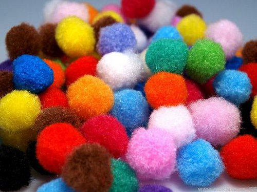 Bambulky 13 mm /10 ks/: Mix barev