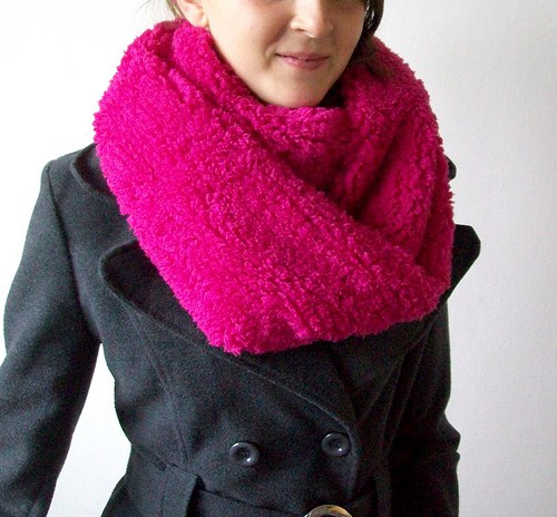 Nákrčník fleece růžový — foto 1