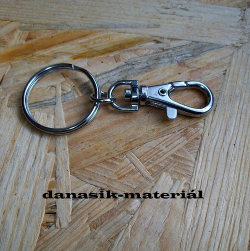 Otočná Karabinka S Kroužkem Na Klíče
