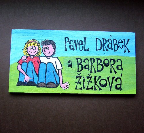 Cedulka na dveře NA PŘÁNÍ — foto 1