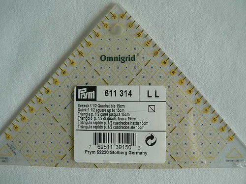 Pravítko pro patchwork - trojúhelník — foto 1
