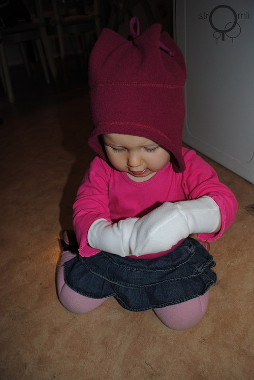 Dětská čepice lila1,5 do 2,5 let — foto 1