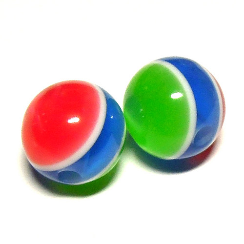 Korálky kočičí - 12 mm - 4 ks
