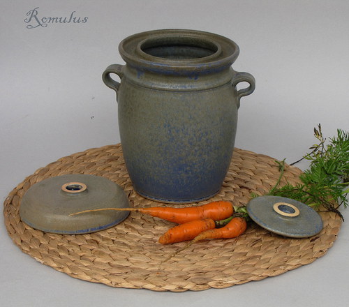 Kvašák kameninový modrý 1,5l — foto 1