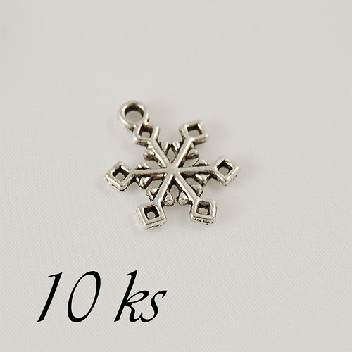 Vločka se čtverečky - 10ks — foto 1