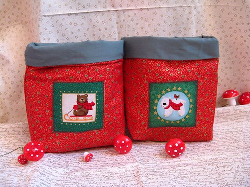 VÁNOČNÍ PYTLÍČEK 25 x 23 cm — foto 1