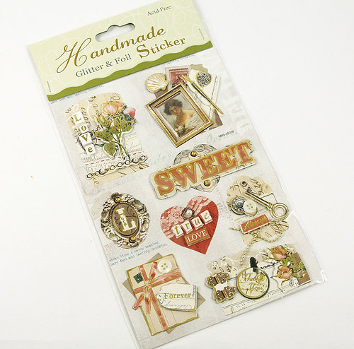 Vintage 3D samolepky — foto 1