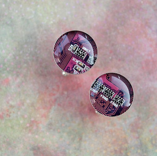 IT manžetové knoflíčky /violet/ — foto 1