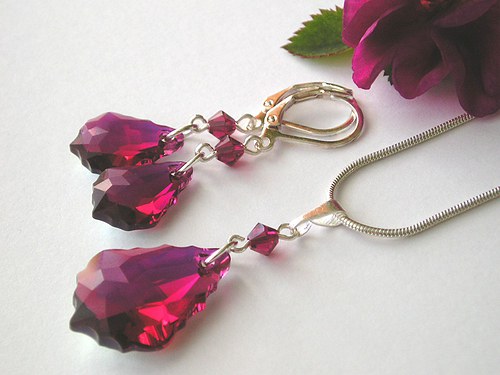 Swarovski sada Baroko Ruby AB — foto 1