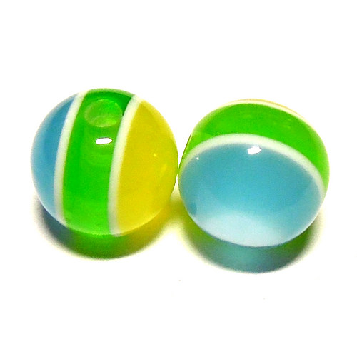 Korálky kočičí - 12 mm - 4 ks