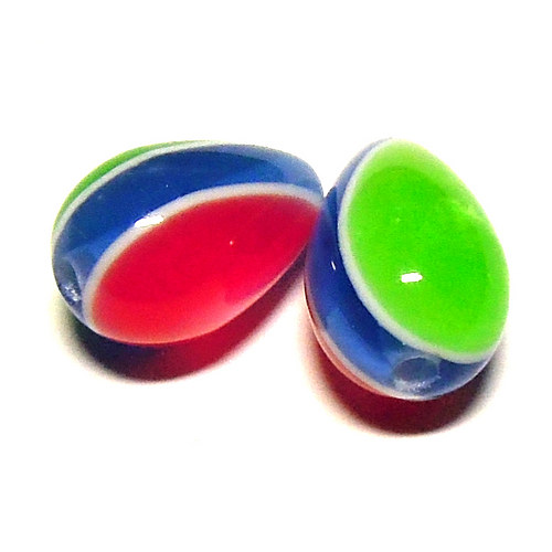 Korálky kočičí - 10 x 15 mm - 2 ks