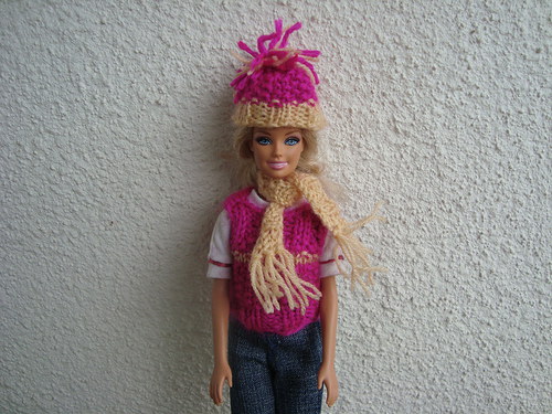 Růžový komplet pro Barbie — foto 1