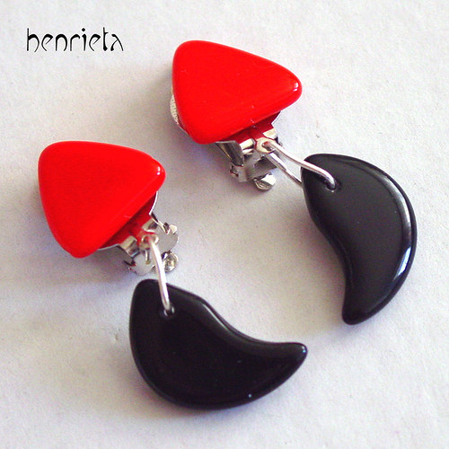 Klipsy RED/BLACK — foto 1