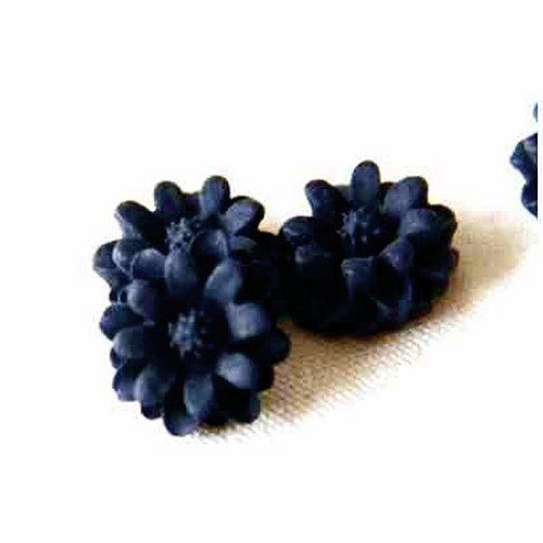 Pryskyřicová chryzantéma, 12 mm/ černá/ 1ks