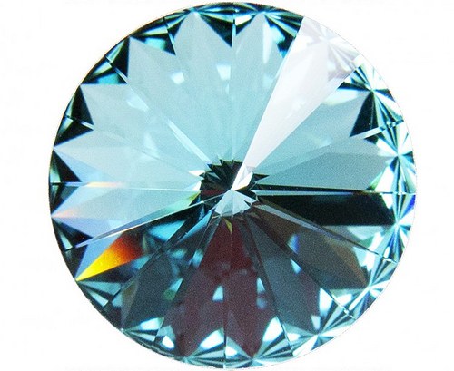 Swarovski Rivoli 1122 12mm - Light Turquoise F