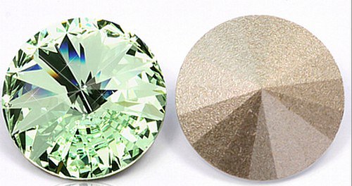 Swarovski Rivoli 1122 12mm - Chrysolite F