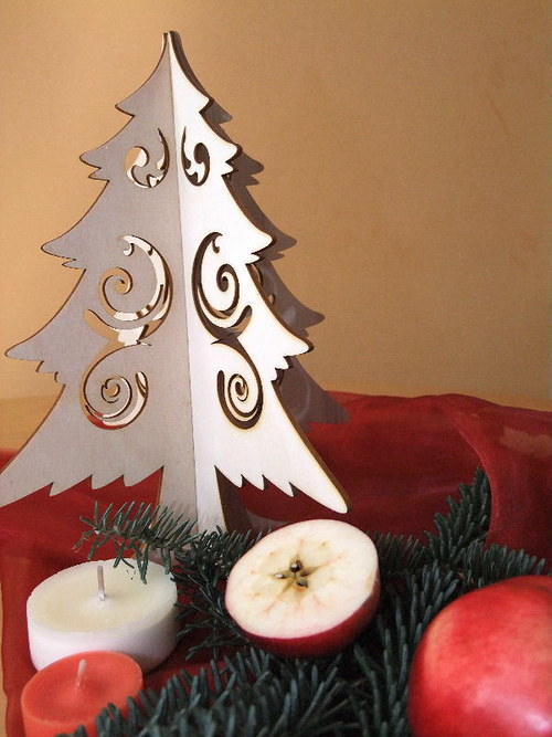 Vánoční stromek, stromeček- FILIGRÁN 15 cm