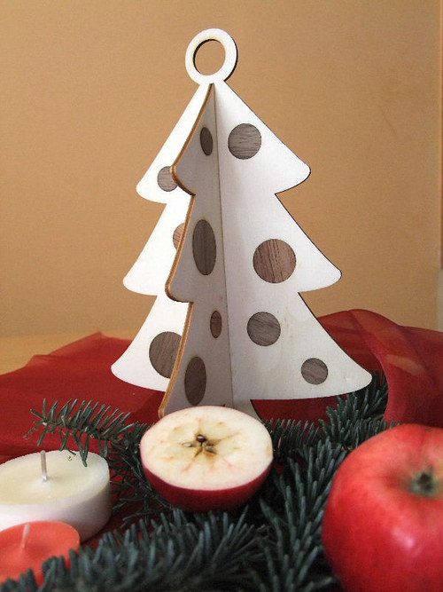 Vánoční stromek, stromeček- BAŇKY 15cm