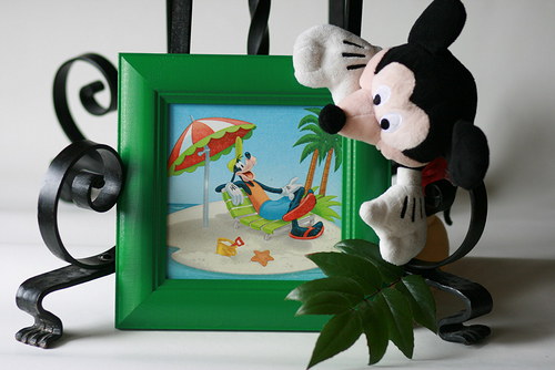 Goofy na pláži