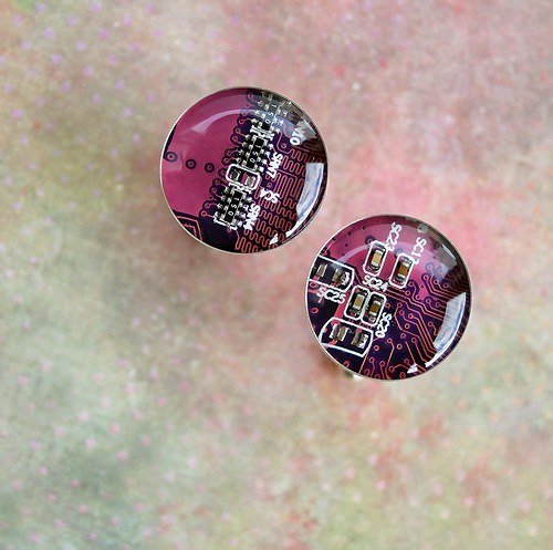 IT manžetové knoflíčky /violet/ — foto 1