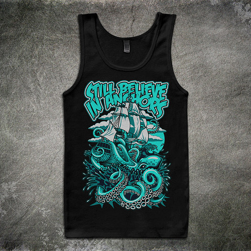 Dámské tílko Limen - Octopus Black — foto 1