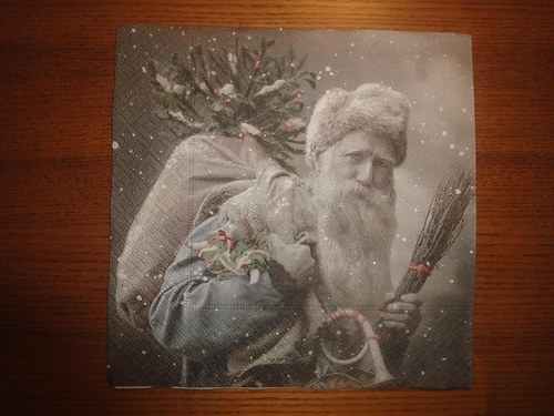 Ubrousek na decoupage - děda Mráz — foto 1