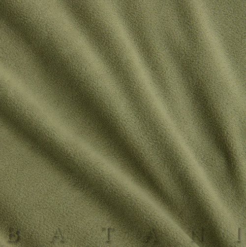 Jemný microfleece antipilling sv. khaki - 1,3m — foto 1