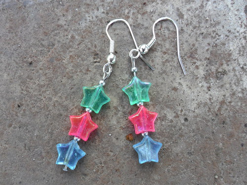 Stars - blue red green — foto 1