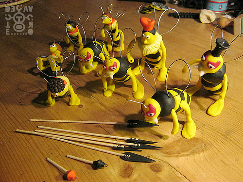 9 figurek z včelky Máji — foto 1